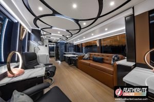 Coach 1356 | 2025 Featherlite Coaches Prevost | Salon Aft