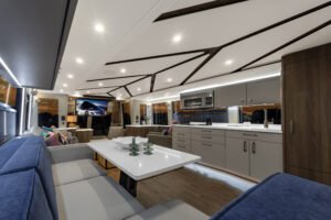 Galley | Coach 1647 | Featherlite Coaches Prevost Quad Slide Motorhome