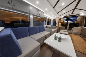 Featherlite Prevost motor coach