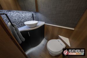 Coach 1574 | 2025 Featherlite Coaches Prevost | Powder Room
