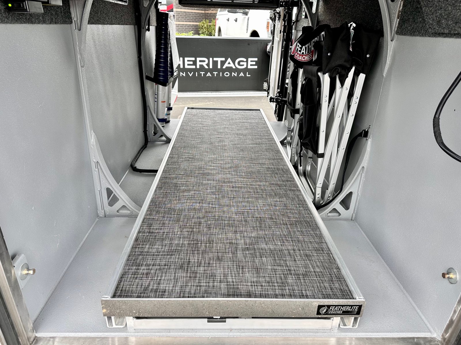 Storage Bay | Coach 1819 "Misano" | Featherlite Coaches Prevost Motorhome| Featherlite Coaches Prevost Motorhome