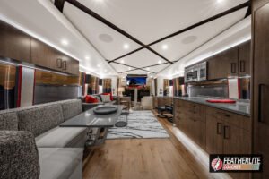 Coach 1819 "Misano" Salon Forward | Featherlite Coaches Prevost Motorhome| Featherlite Coaches Prevost Motorhome