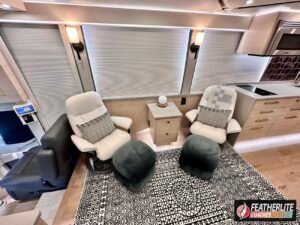Salon Chairs | 2026 Featherlite Prevost Palisades Motor Coach