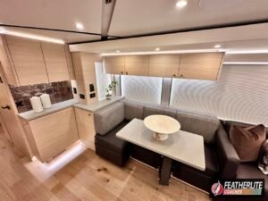 Dinette | 2026 Featherlite Prevost Palisades Motor Coach