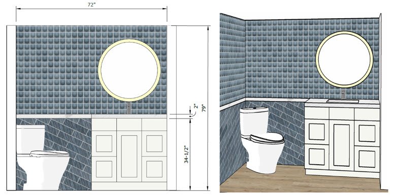 Coach 1356 | 2025 Featherlite Coaches Prevost | Bathroom Design