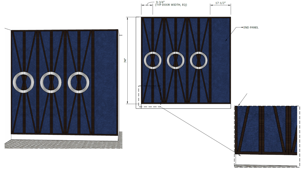 Coach 1356 | 2025 Featherlite Coaches Prevost | Closet Design