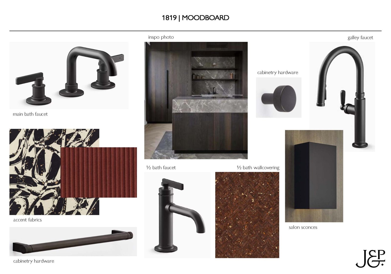 Interior Design Mood Board | Coach 1819 | Featherlite Coaches Prevost