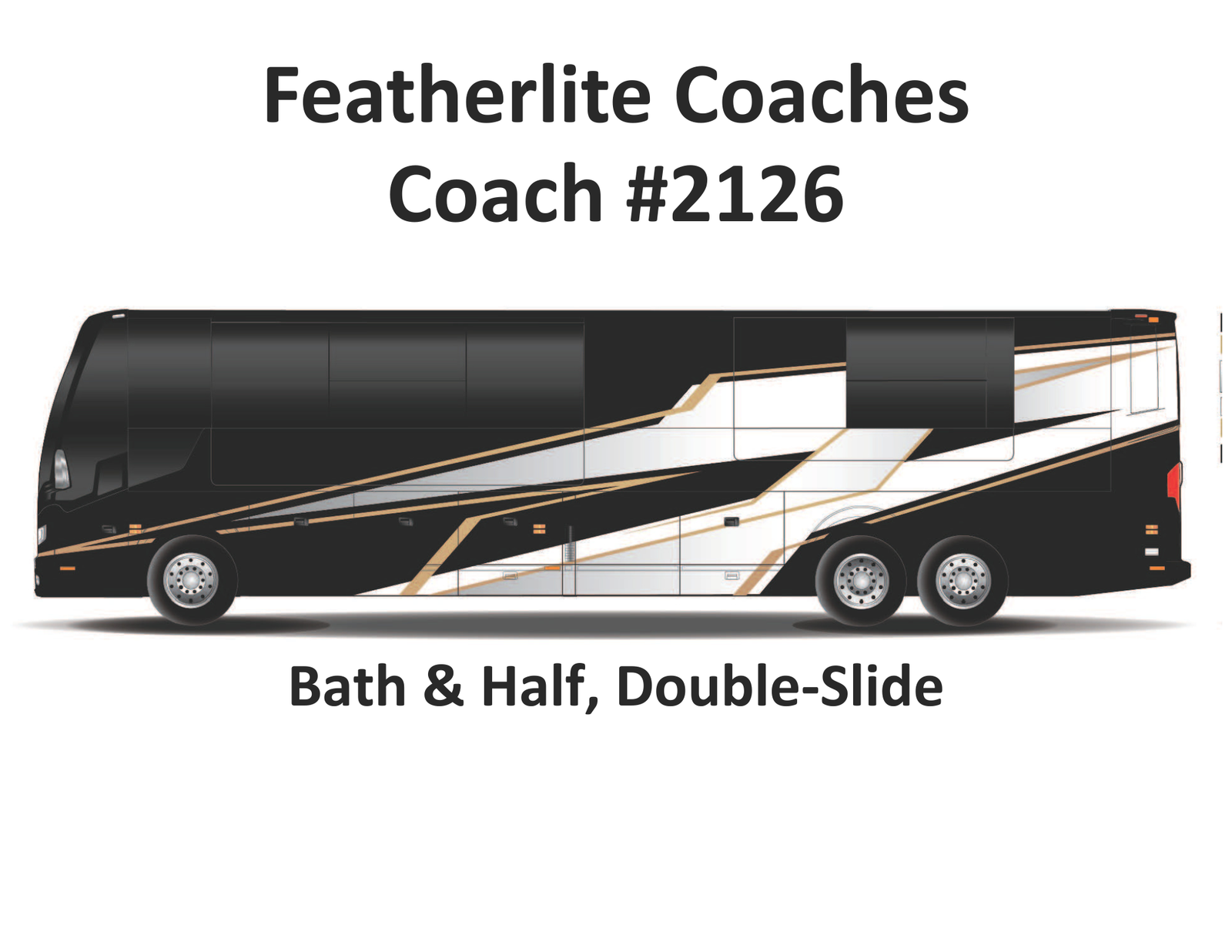 Exterior Paint Design Featherlite Coach 2126 Double Slide Motorhome