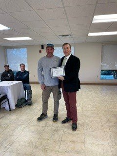 Greg Eddings and Jimmy Service Technician Greg Eddings with Jimmy Adams